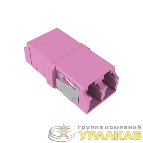 Адаптер LC/UPC-Duplex TOP Senior/Senior SC-footprint OM4 пурпур. DKC RNFA54DLC детальная картинка