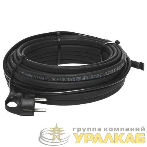 Кабель нагревательный саморег. 17Вт/м для обогрева трубопроводов StopFrost 10м EKF SF-17-10 детальная картинка