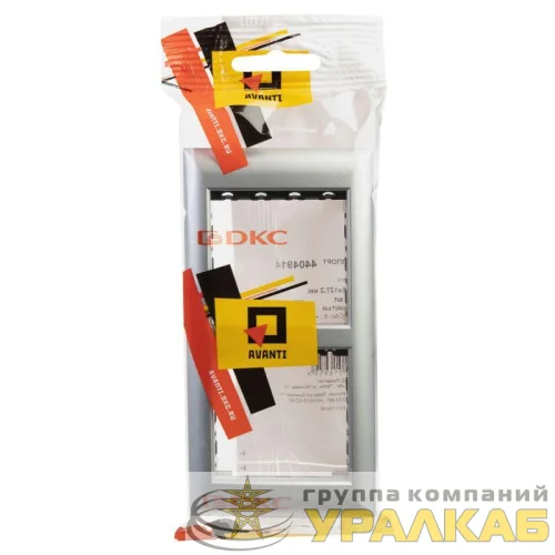 Рамка-суппорт 4мод. Avanti для In-liner Front серебристый металлик DKC 4404914 детальная картинка