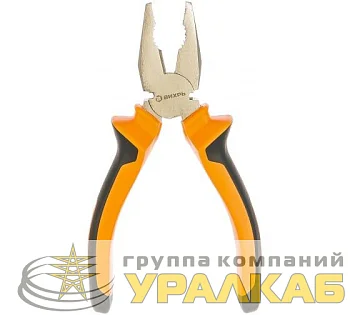 Плоскогубцы (пассатижи) 160мм двухкомпонентн. рукоятки никелир. Вихрь 73/6/3/6