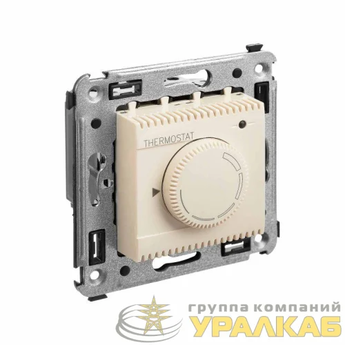 Термостат для теплых полов СП "Avanti" "Ванильная дымка" DKC 4405163 детальная картинка