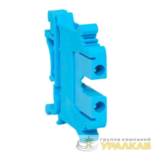 Колодка клеммная винтовая 4 UT син. EKF 