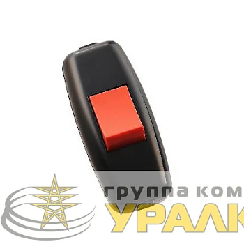 Выключатель для бра Accessories навесной черн./красн. LEZARD 715-1121-611