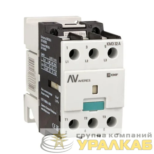 Контактор КМЭ 32А кат. 400В AC AVERES EKF 