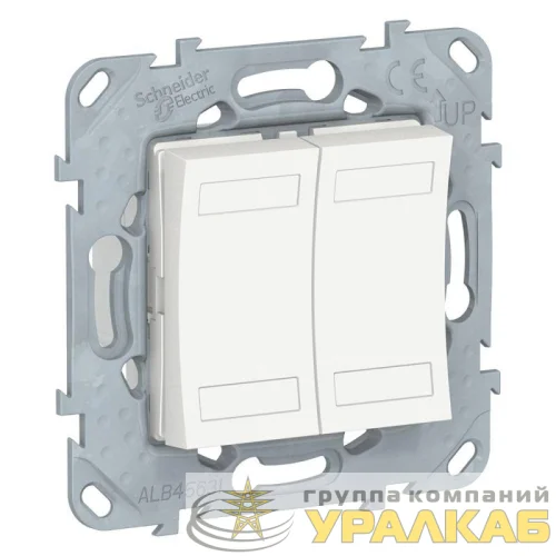 Механизм выключателя 4-кл. СП UNICA NEW KNX бел. антиб. SchE NU553120 детальная картинка