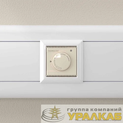 Термостат 2мод. Avanti "Ванильная дымка" для теплых полов DKC 4405162 детальная картинка