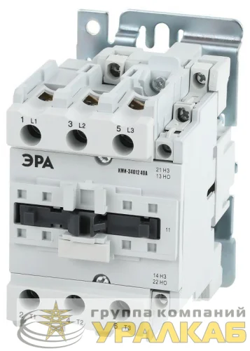 Контактор КМИ-34012 40А 230В/АС3 1НО; 1НЗ PRO Эра 