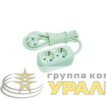 Удлинитель 2х2м с заземл. 16А IP20 Makel MGP112