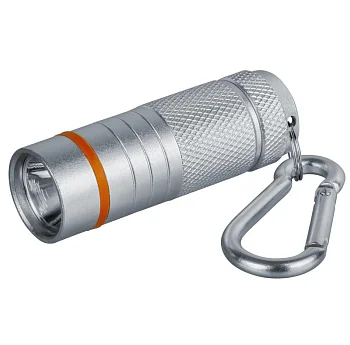 Фонарь 82 315 NPT-KC08-S-4LR44 брелок. алюм. 1LED (1Вт) 1 реж. серебр. NAVIGATOR 