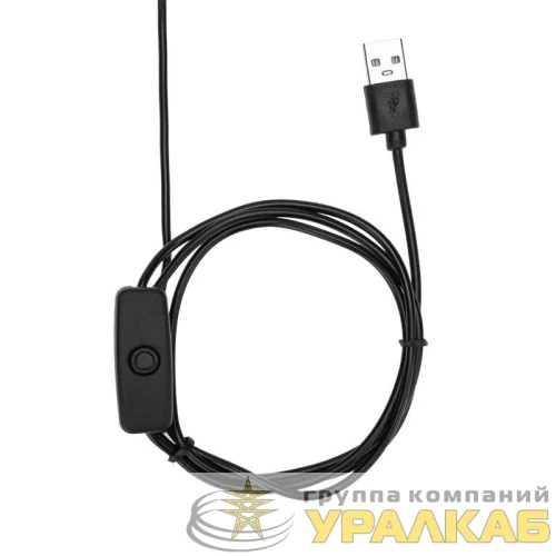 Светильник светодиодный декоративный Spiral Duo 2Вт 3000К 5В черн. Rexant 609-029 детальная картинка