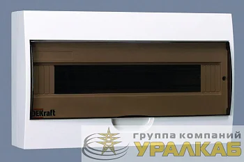 Корпус навесной ЩРН-П-18 18мод. IP41 пластик. DEKraft 31012DEK