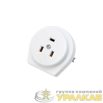 Розетка РШ для электрической плиты 32А 250В 2Р+РЕ (СУ) бел. Rexant 