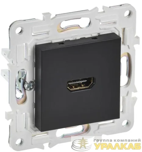 Розетка HDMI SKANDY SK-H01Bl черн. IEK 