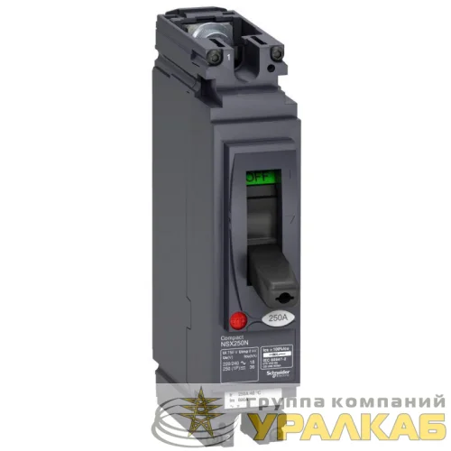 Выключатель автоматический 1п 200А 50кА NSX160N TM200D AC/DC SchE 