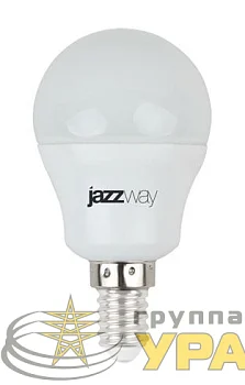 Лампа светодиодная PLED-SP 7Вт G45 шар 3000К тепл. бел. E14 540лм 230В JazzWay 1027856-2