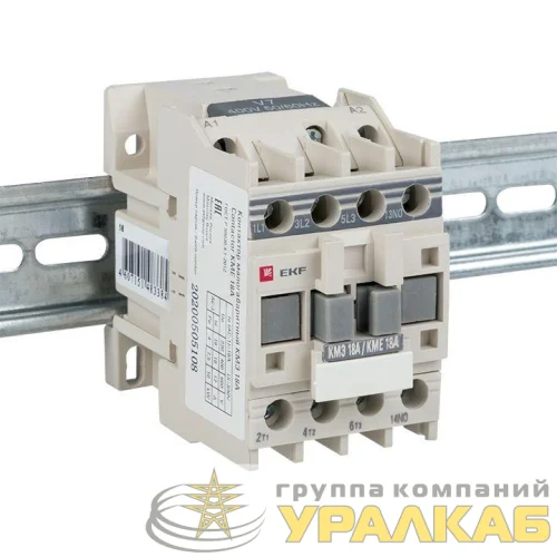 Контактор КМЭ 18А кат. 380В AC 1НО EKF ctr-s-18-380 детальная картинка