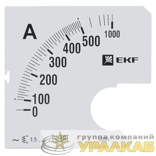 Шкала сменная для A961 500/5А-1.5 PROxima EKF s-a961-500 детальная картинка