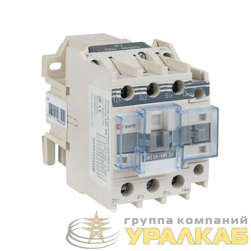Контактор КМЭ 32А кат. 220В AC 1НО EKF 