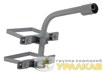 Кронштейн для уличного светильника SPP-AC4-0-350-048 на опору с 2 хомутами 625х460х280 d48мм Эра 