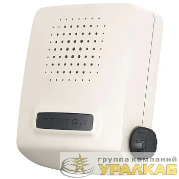 Звонок проводной Сверчок аэропорт регул. громкости 220В 80-90дБА бел. Тритон СВ-01Р