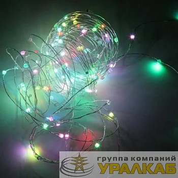 Гирлянда "Нить" LDMS120-RGB 120 RGB ярких минисветодиодов 12м уличная SHLights 4690601042996