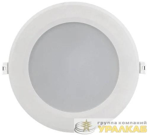 Светильник светодиодный ДВО 1715 15Вт 4000К IP40 даунлайт встраив. круг бел. IEK LDVO0-1715-15-4000-K01 детальная картинка