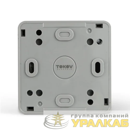Кнопка звонка ОП Nix 10А IP54 250В сер. TOKOV ELECTRIC TKE-NX-DB-C06-IP54 детальная картинка