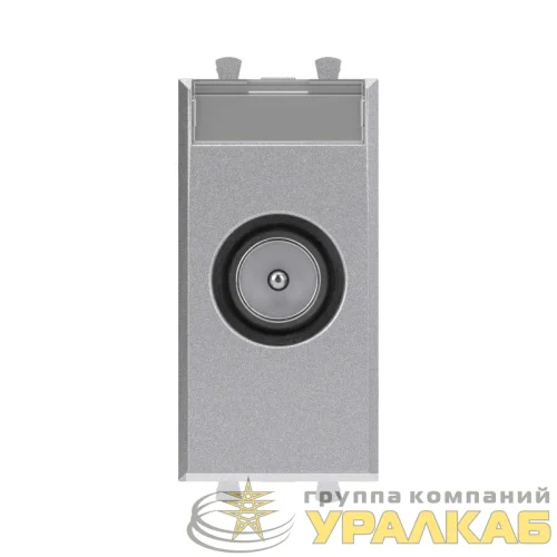 Розетка телевизионная оконечная TV 1мод. Avanti "Закаленная сталь" DKC 