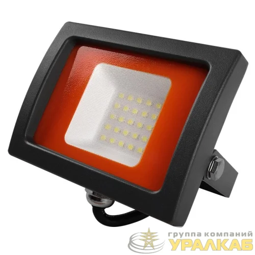 Прожектор светодиодный PFL-SC 20Вт 6500К IP65 190-260В ДО закален. матов. стекло JazzWay 5004887 детальная картинка
