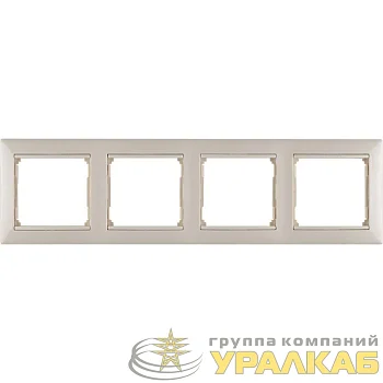 Рамка 4-м Valena горизонт. сл. кость Leg 774354