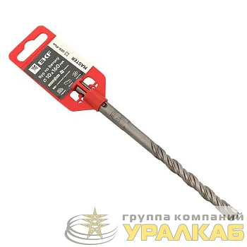 Бур по бетону SDS-plus 10х160мм 2 резца 4S спираль Master EKF db-10-160-2x4