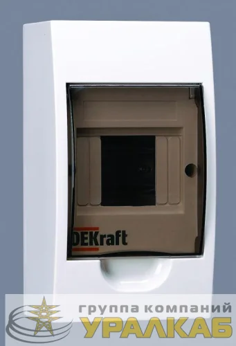 Корпус навесной ЩРН-П-4 20х11х9 4мод.IP41 пластик. DEKraft 