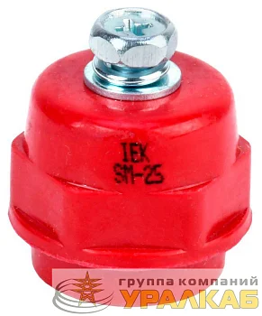 Изолятор SM25 (М6) силовой с болтом IEK YIS11-25-06-B