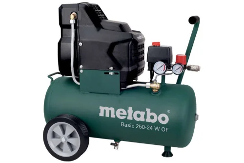 Компрессор безмасляный Basic 250-24 W OF 1.5кВт 24л Metabo 601532000 детальная картинка