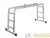 Лестница-трансформер ЛТА 4х3 Вихрь 