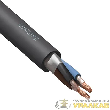 Кабель КГ-ХЛ 4х6 (N) 220/380-3 (м) Конкорд 