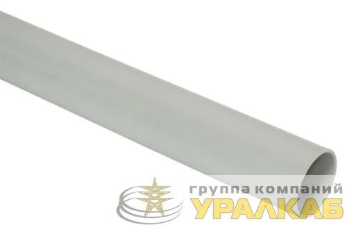 Труба гладкая ПВХ жесткая d16мм сер. (дл.3м) IEK CTR10-016-K41-111I детальная картинка