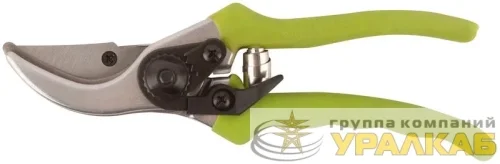 Секатор режущие кромки внахлест алюм. ручки с ПВХ покрытием 205мм FIT 