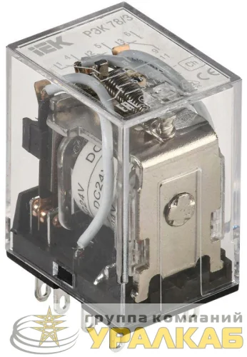 Реле РЭК 78-3 5А 24В DC IEK RRP20-3-05-024D детальная картинка