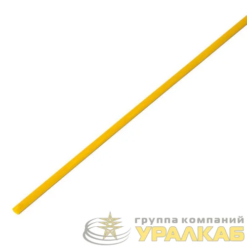 Трубка термоусадочная 3.0/1.5 1м желт. Rexant 20-3002 детальная картинка