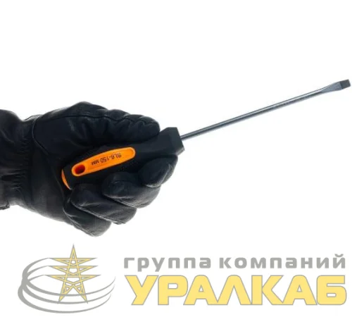 Отвертка шлицевая SL6 150мм Вихрь 73/6/2/10 детальная картинка