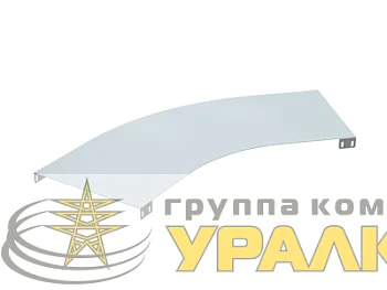 Крышка для угла 45град. осн.200 R660 гор. оцинк. DKC 