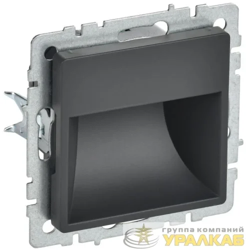 Подсветка светодиодная BRITE встраив. ПЛ20-БрГ механизм графит IEK 