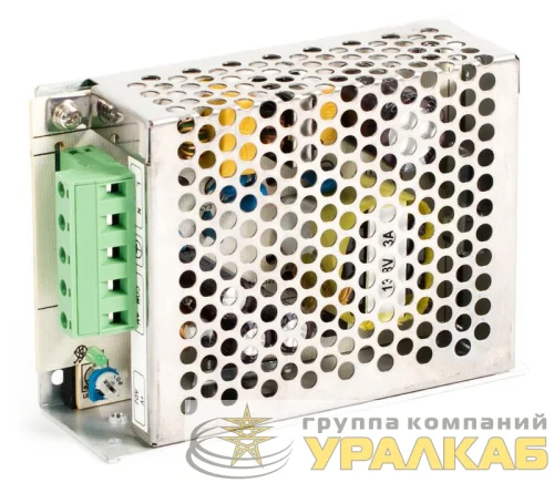 Источник питания малогабаритный Моллюск-12/3 IP20 DIN Бастион 842 детальная картинка