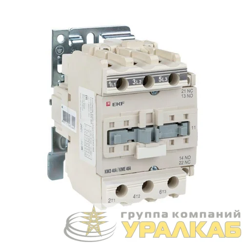 Контактор КМЭ 40А кат. 380В AC 1НО+1НЗ EKF 