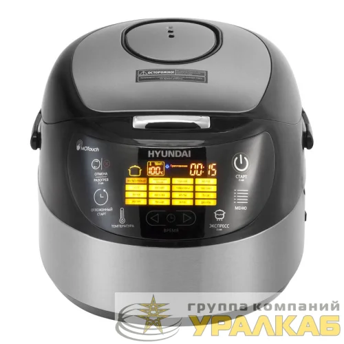 Мультиварка HYMC-1610 5л 850Вт серебр./черн. HYUNDAI 1392314 детальная картинка
