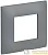Рамка 1-м SKANDY SK-F01Gr сер. IEK 