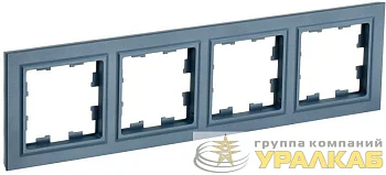 Рамка 4-м BRITE РУ-4-БрМ маренго IEK BR-M42-K35