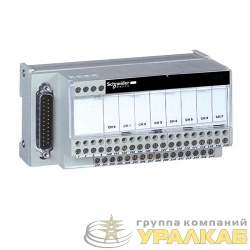 База 8 каналов AEY/ACY800 SUB-D15 SchE ABE7CPA02 детальная картинка