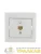 Розетка компьютерная 1-м СП Mira RJ45 бел./бел. LEZARD 701-0202-139 детальная картинка
